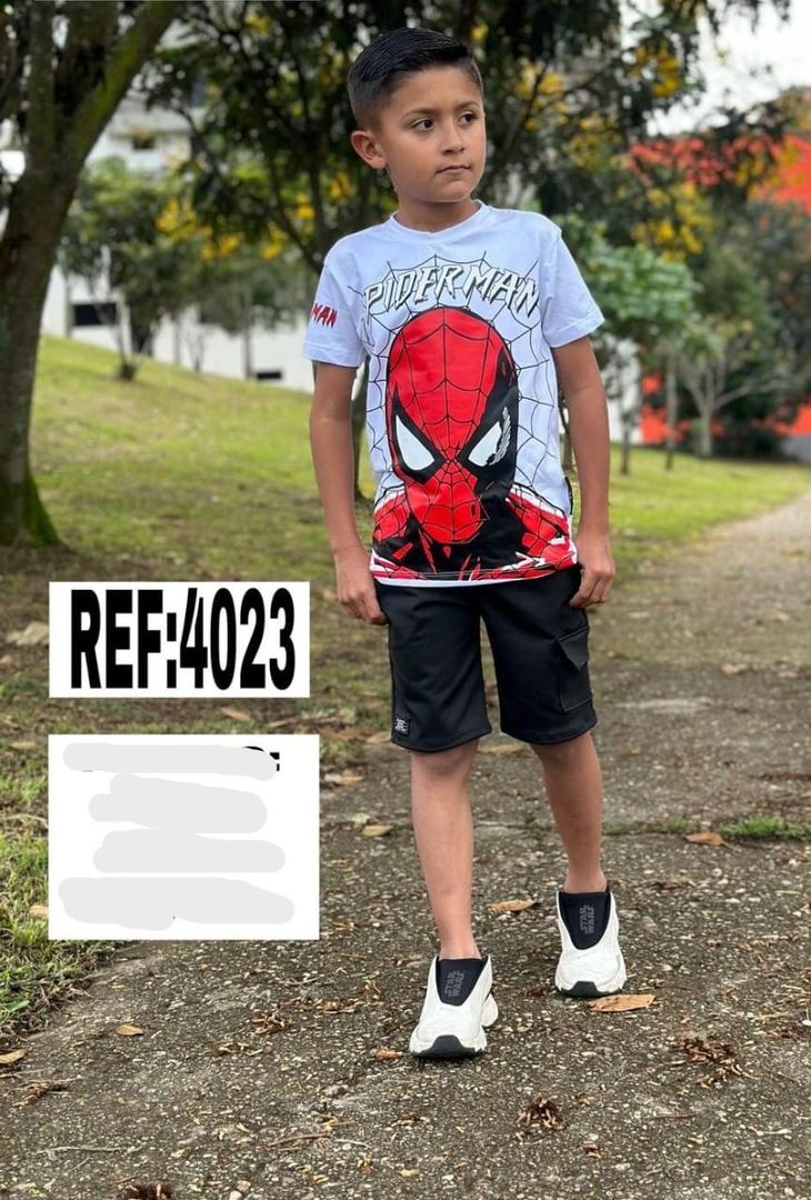 Conjunto deportivo bermuda para niño