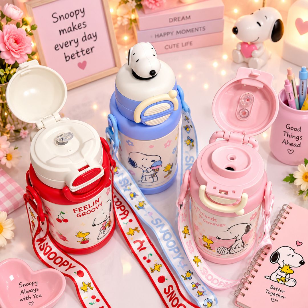 Termo térmico 430ml snoopy 