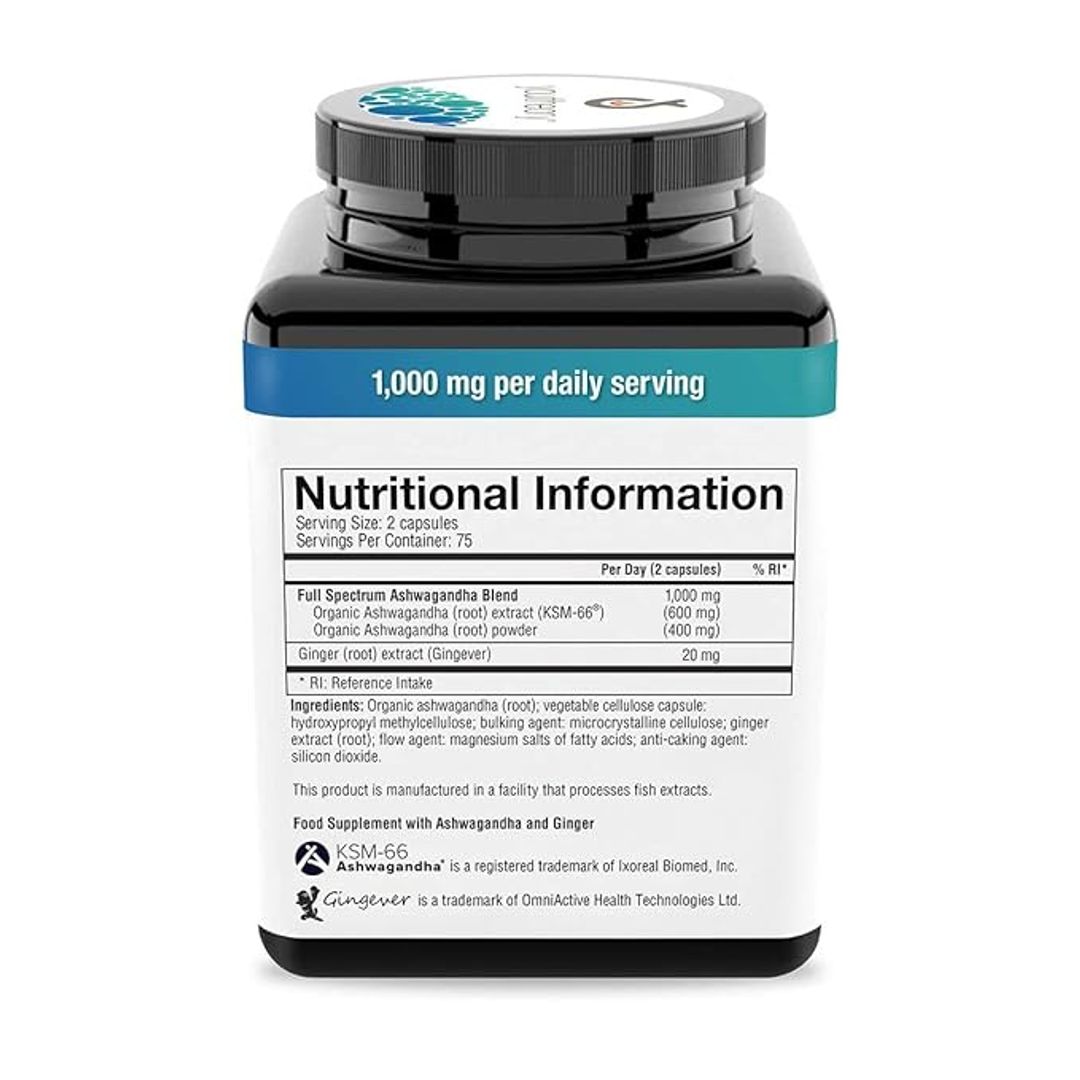 Ashwagandha 1,000mg 180 cap Youtheory