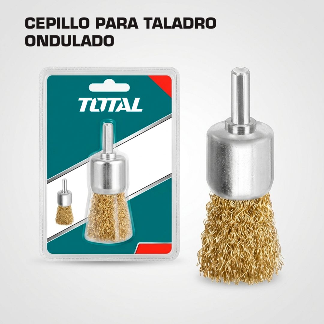 CEPILLO COPA BRONCE C/ESPIGA 1 X 1/4 24 MM