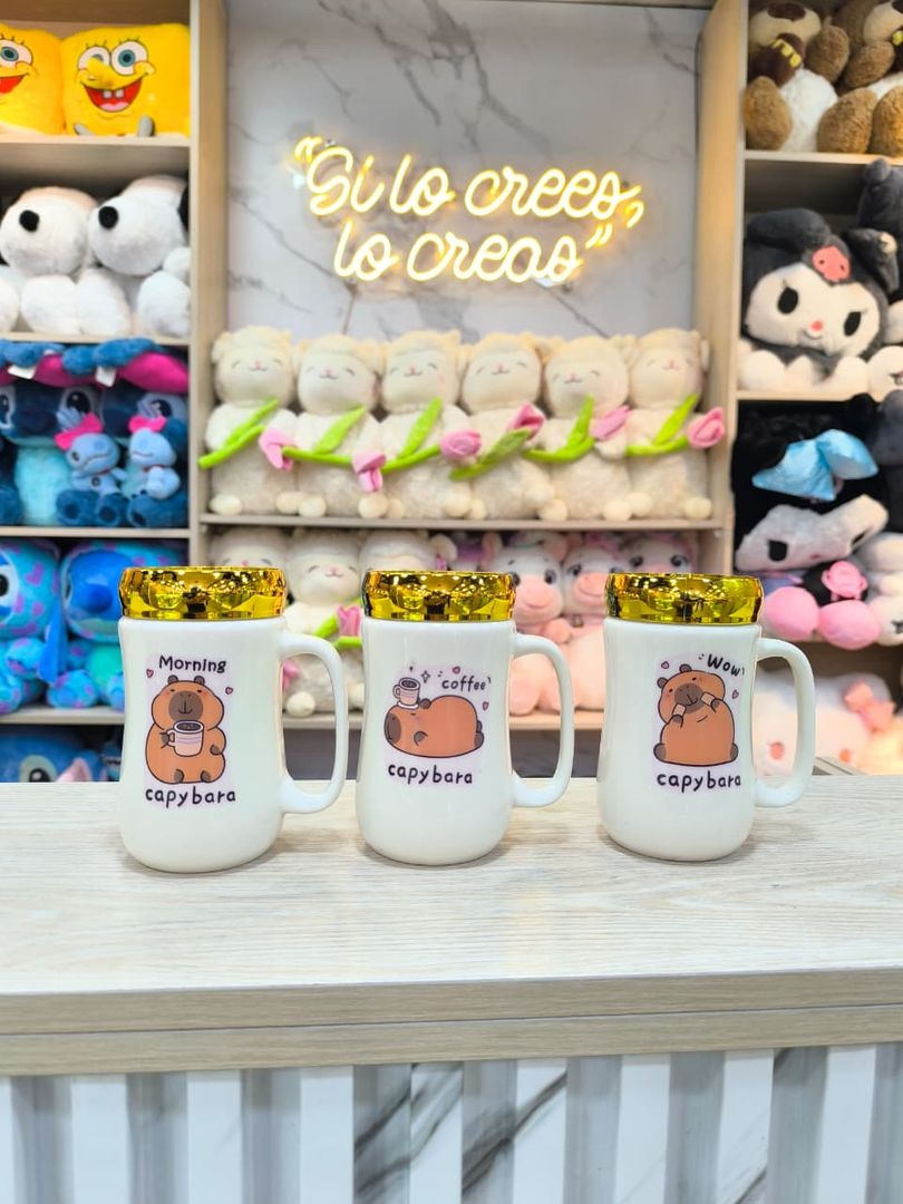MUG TAPA ESPEJO CAPIBARA