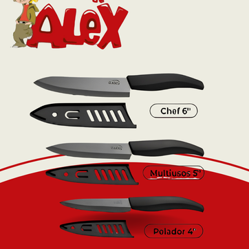 Imagen del producto SETX3 CUCHILLOS  EN CERÁMICA