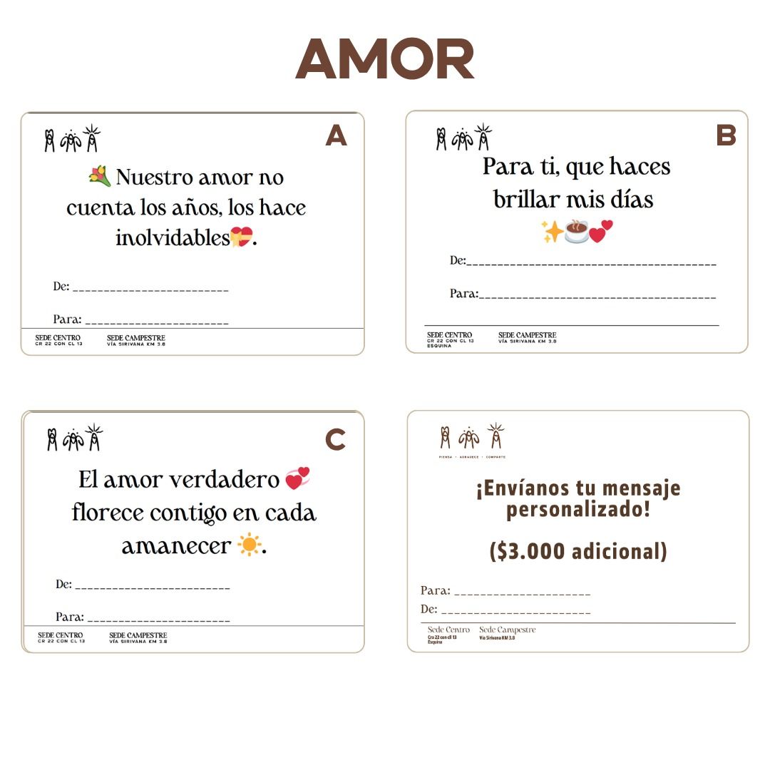 Bolsas Amor y Aniversario