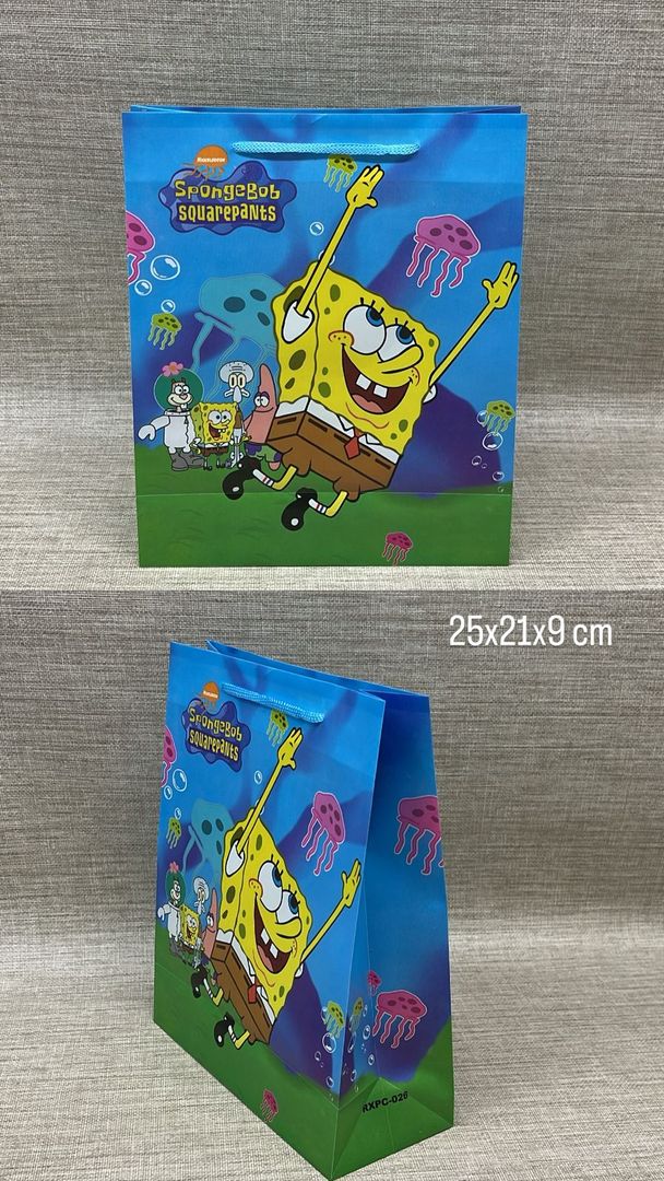 BOLSA DE REGALO BOB ESPONJA 