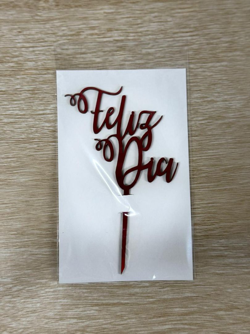 000 TOPPER PEQUEÑO "FELIZ DÌA"
