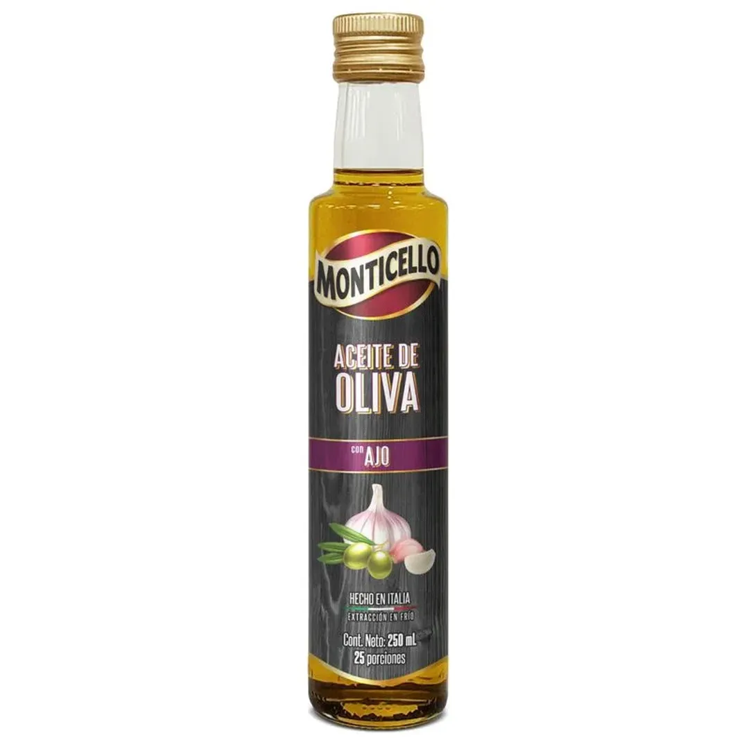 ACEITE OLIVA AJO MONTICELLO*250ML