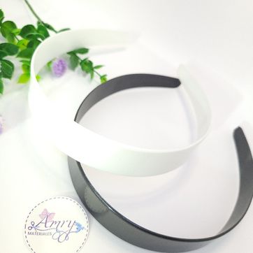 Blanca 2.5cm Diadema Flexible - imagen 1
