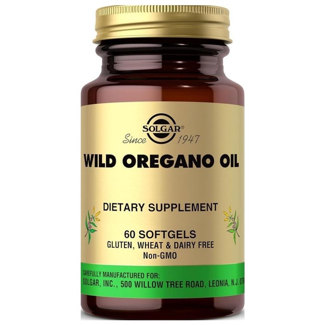 Aceite de Orégano silvestre, 60 cáp SOLGAR