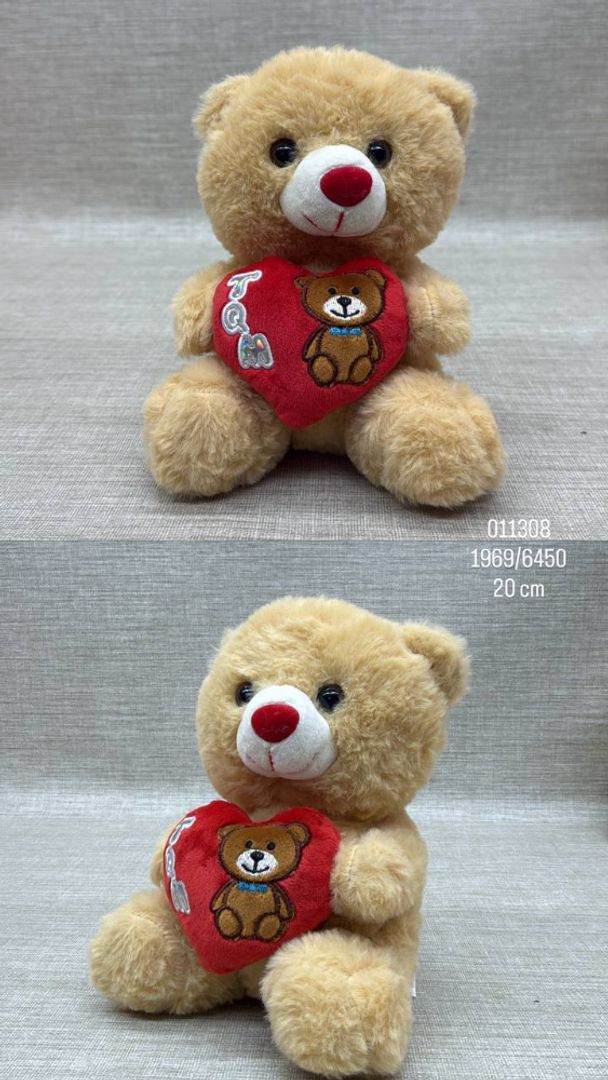OSO CORAZON SURTIDO ECONOMICO DE 20 CM