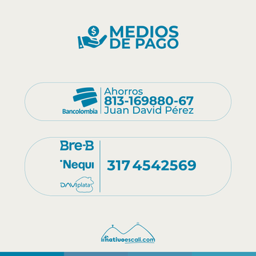 Imagen del producto Medios de pago