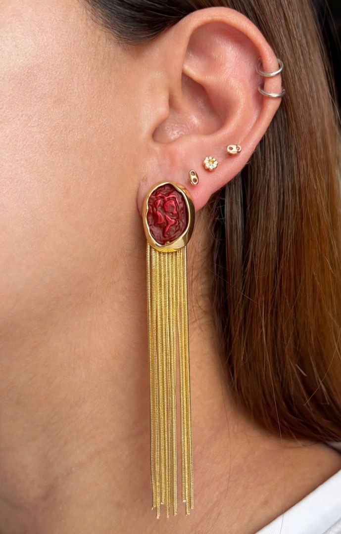 Aretes Ivory