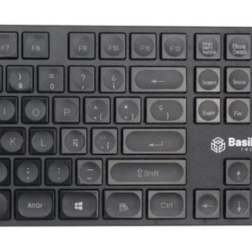 Imagen del producto Combo Mouse y teclado inalámbrico Basik BSK02
