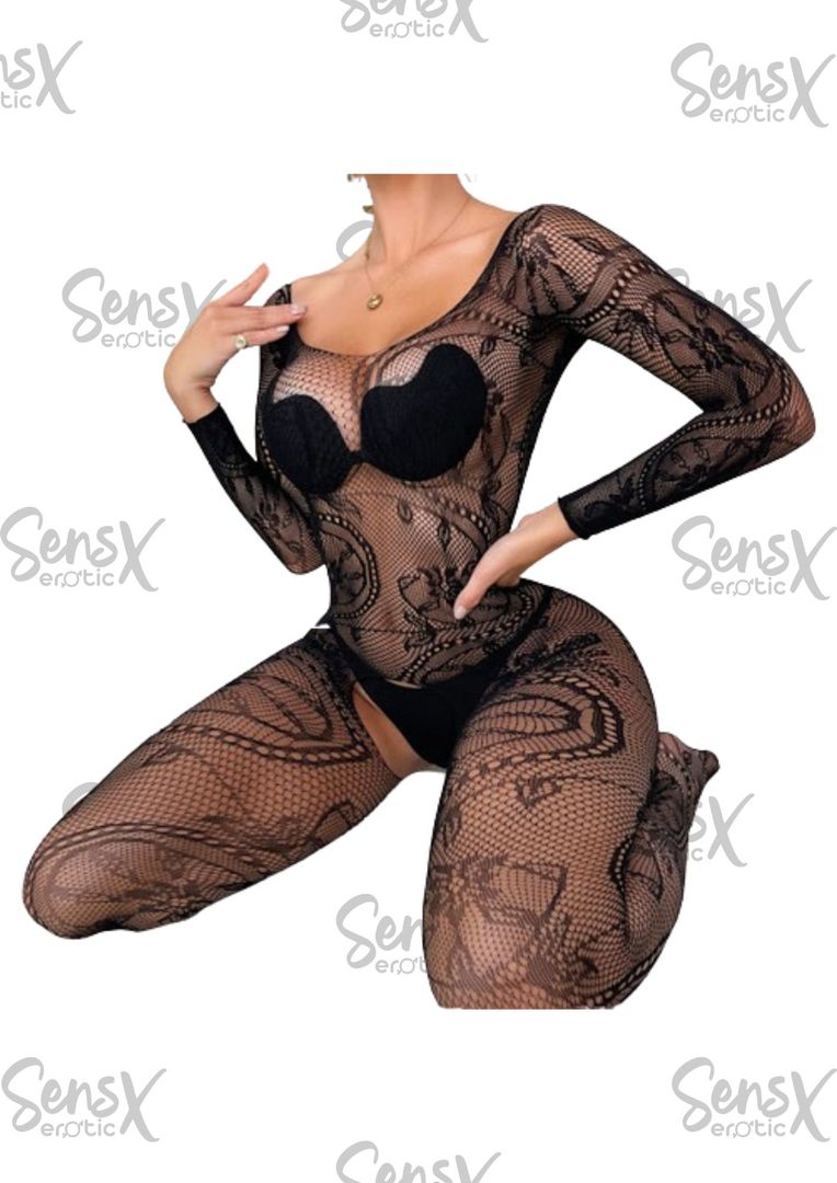 Enterizo malla sexy, hombre y mujer 