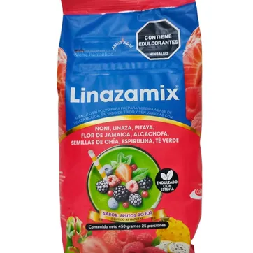 Imagen del producto Linazamix sabor Frutos Rojos 450g