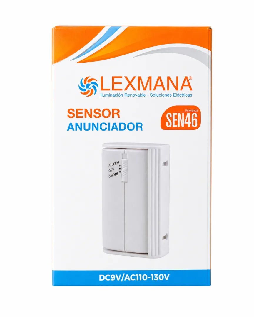 SENSOR ANUNCIADOR DE MOVIMIENTOS ALARMA INFRARROJO