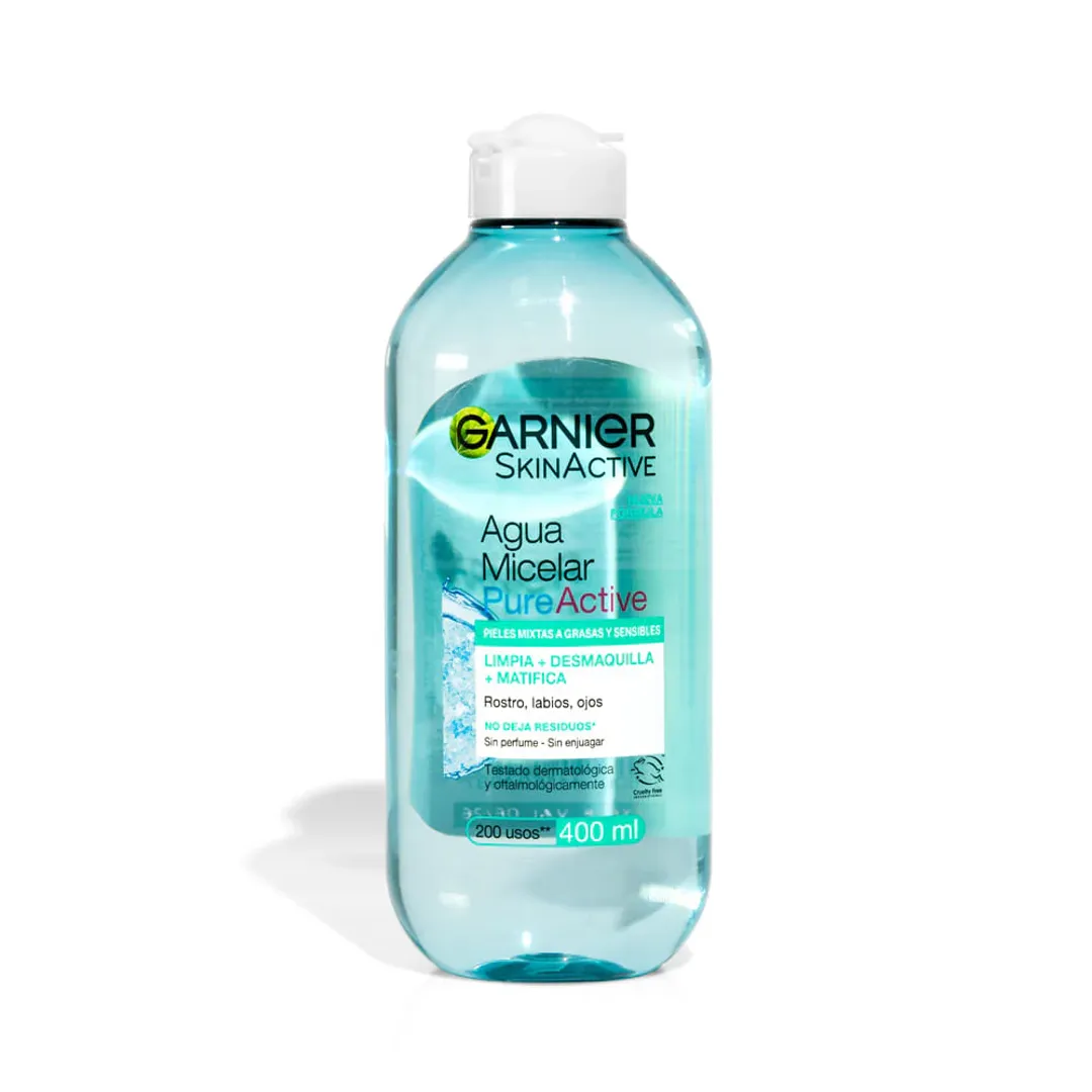 AGUA MICELAR PURE ACTIVE 400ML GARNIER