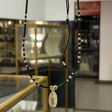Choker Guadalupe miyuki y italiano 3mm  - imagen 1