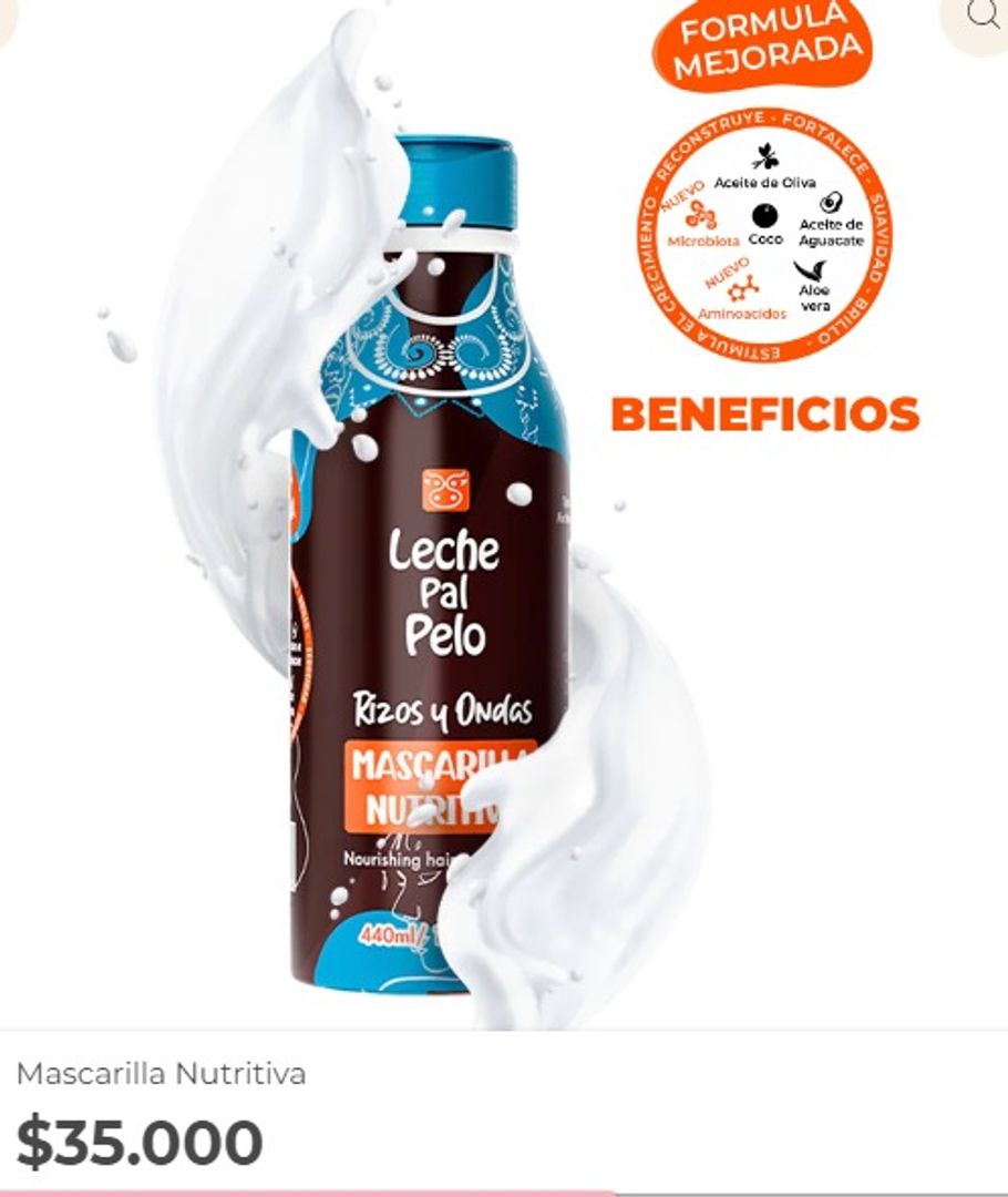 Mascarilla Nutritiva Rizos