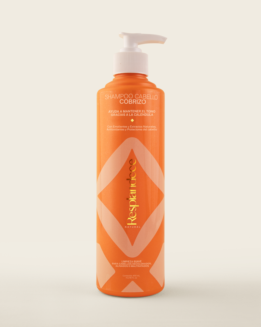 SHAMPOO DESTELLOS COBRIZOS 450ML ADULTO RESPLANDECE NATURAL