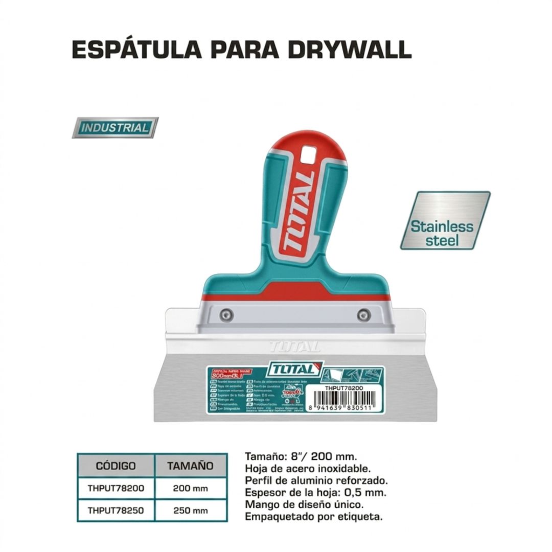 ESPATULA PARA DRYWALL 8" / 200MM