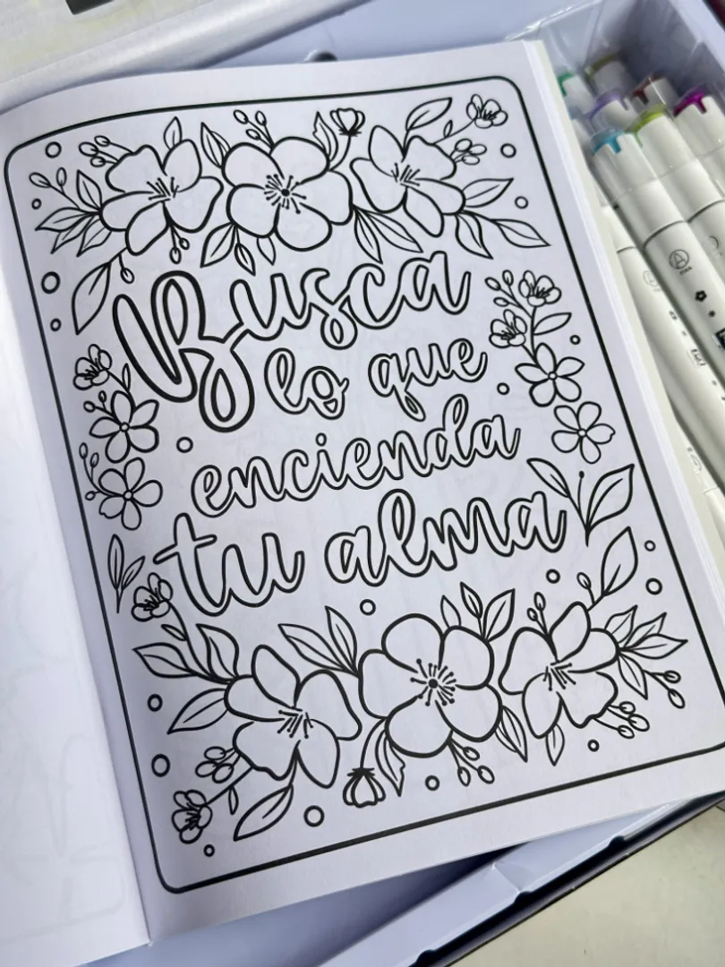 KIT PARA COLOREAR - MARCADORES DE ALCOHOL KIUT