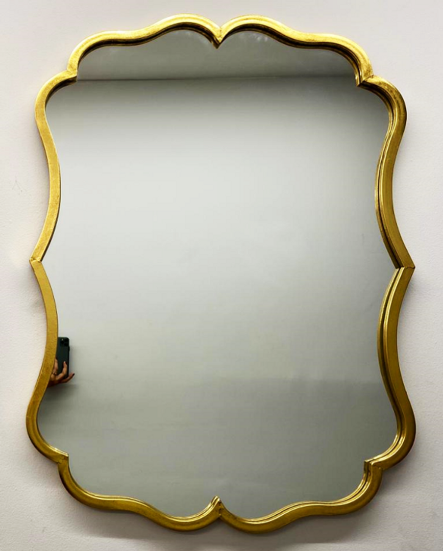 Espejo en latón de pared