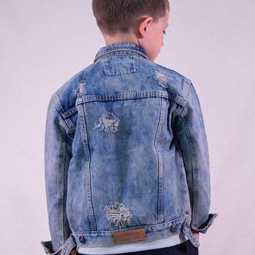CHAQUETA NIÑO BORDADA - imagen 2