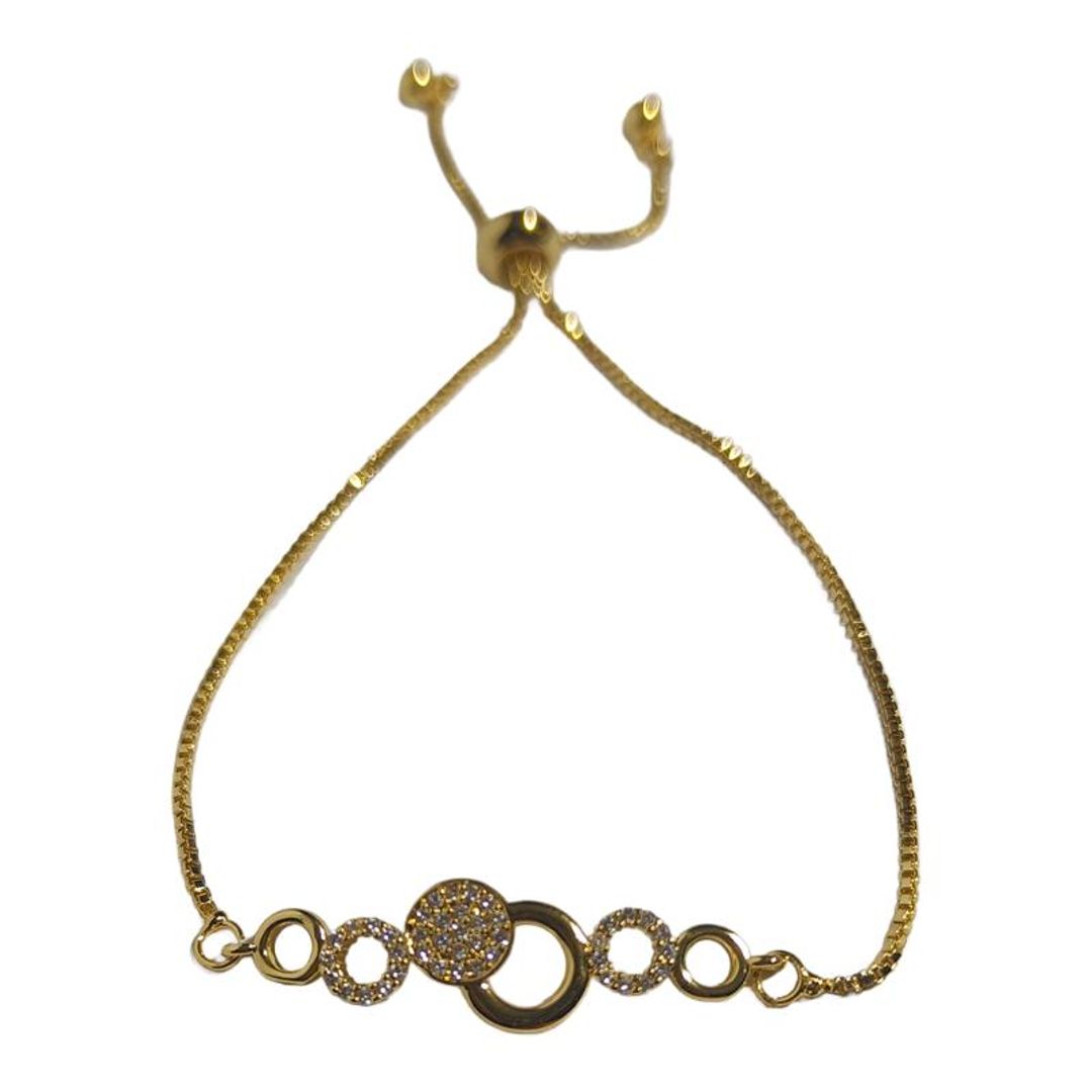 Pulseras en rodio