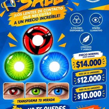 LENTES DE CONTACTO LENTILLAS VIA LETVASS HALLOWEEN - imagen 1