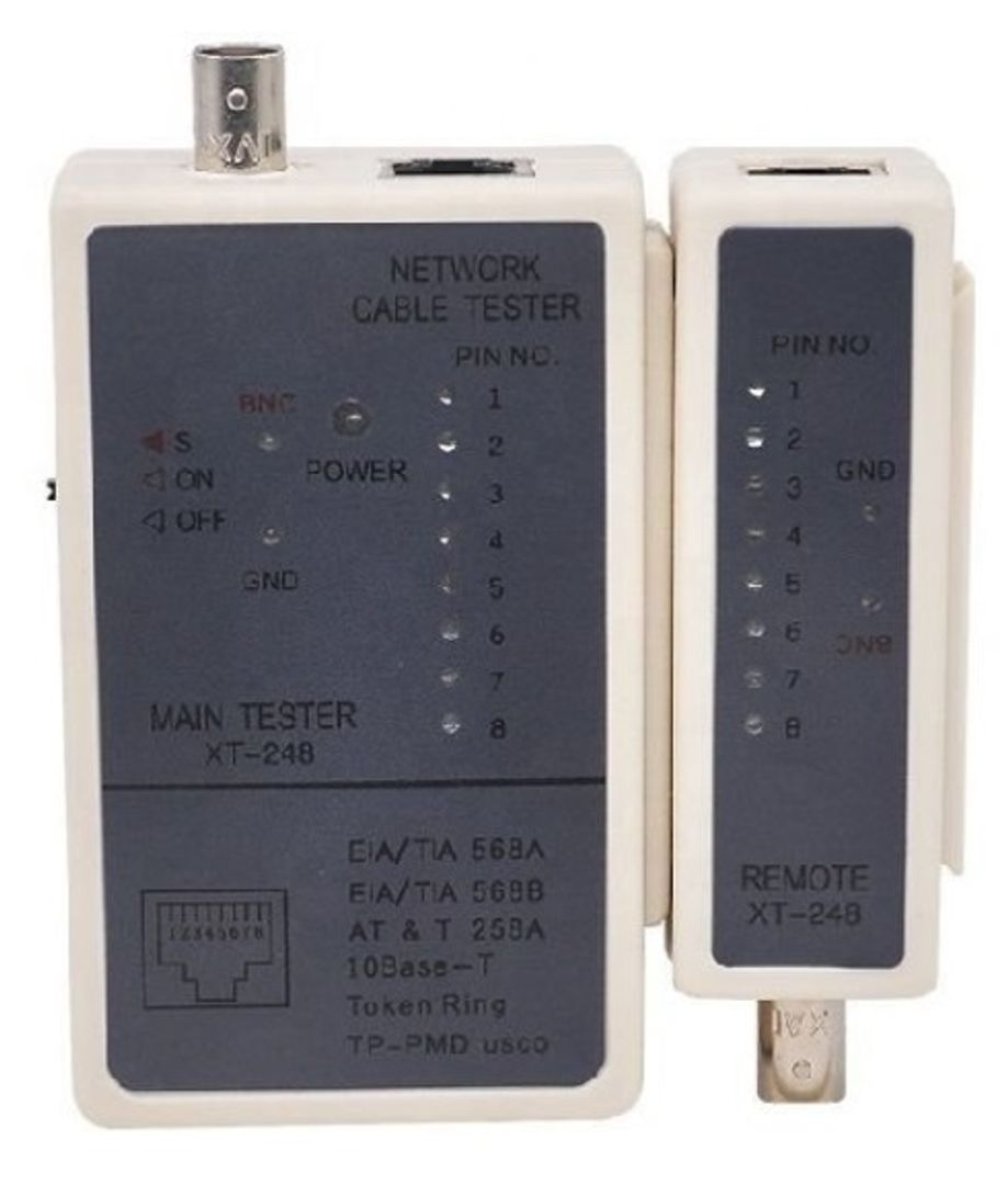 Tester de Red RJ45 y BNC