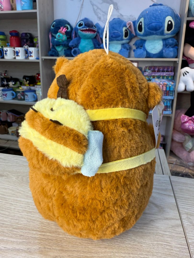  PELUCHE CAPIBARA ABEJA 20cm 