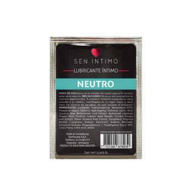 Imagen del producto Lubricante Íntimo Estrechante Sachet x 7 ml by Sen Íntimo