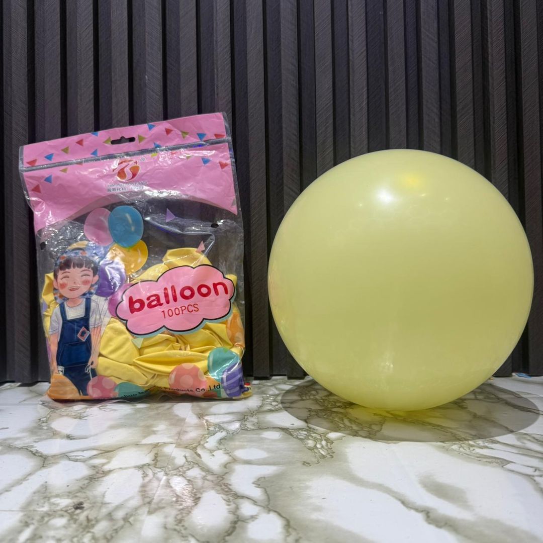 GLOBO R12 AMARILLO  PASTEL