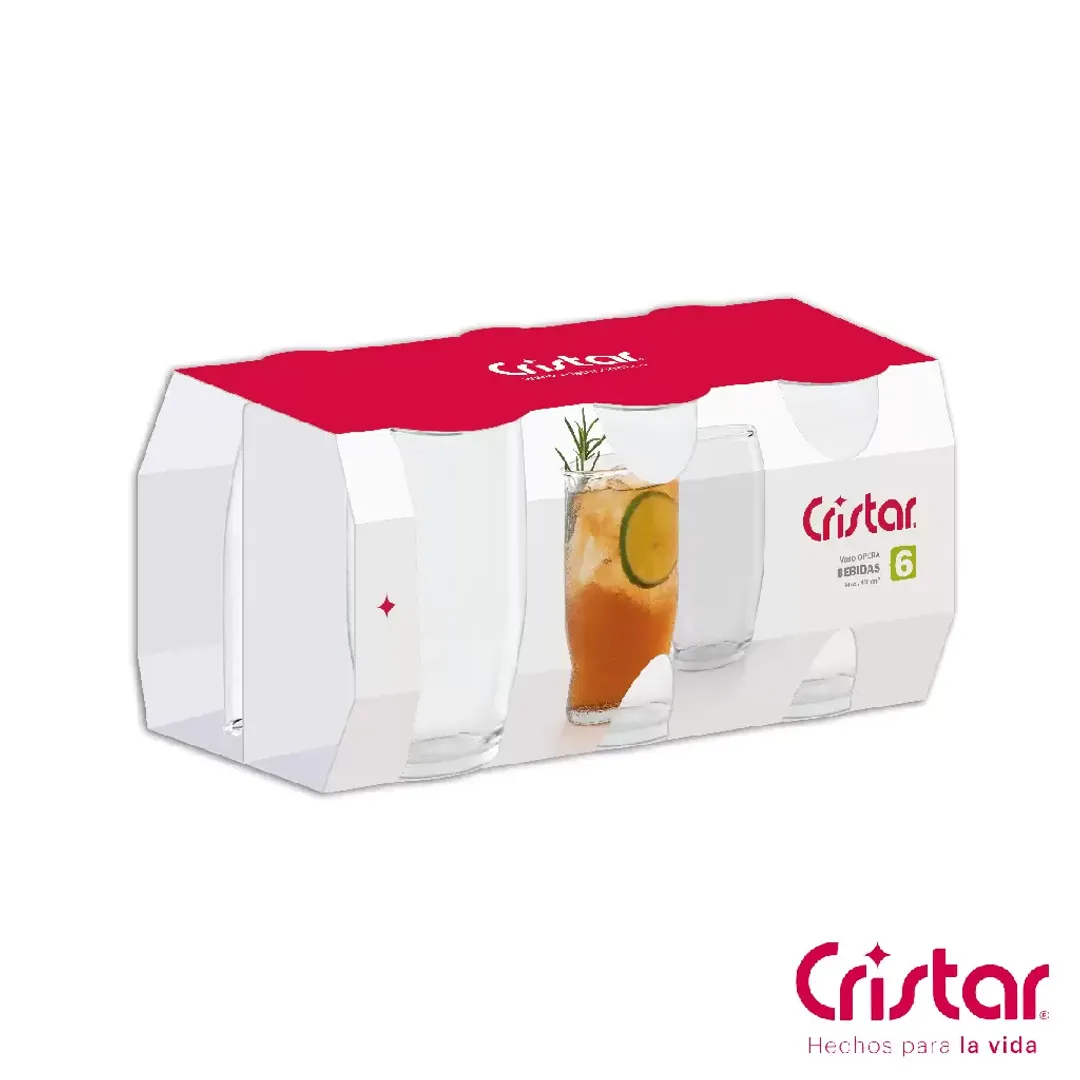 ESTUCHE DE VASO OPERA BEBIDAS 0792CL6 CRISTAR