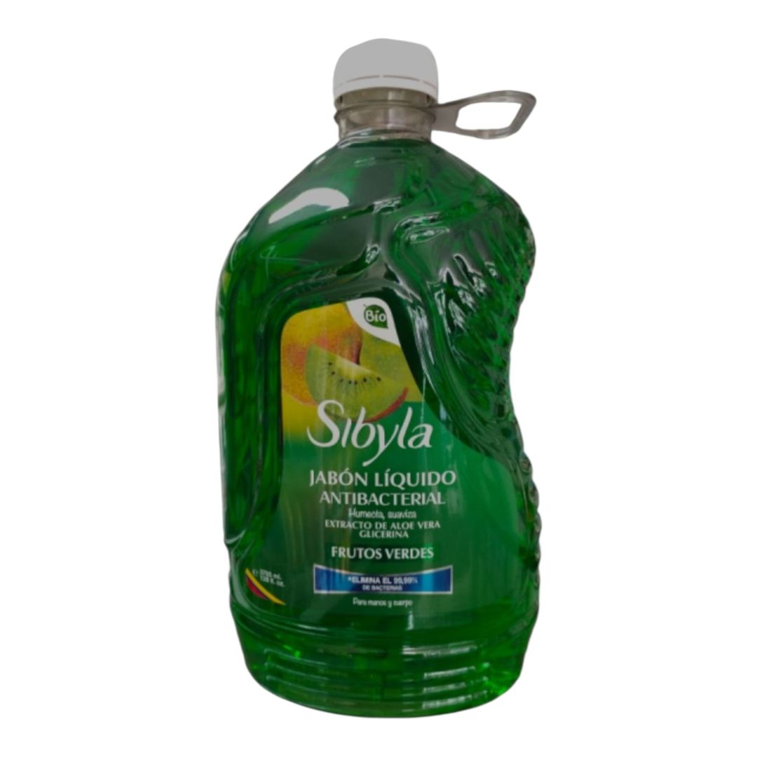  W. . JABON LIQUIDO ANTIBAC. FR. VERDES X 3.785 ML