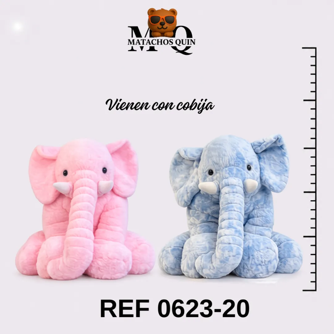 ELEFANTE CON COBIJA SURTIDO