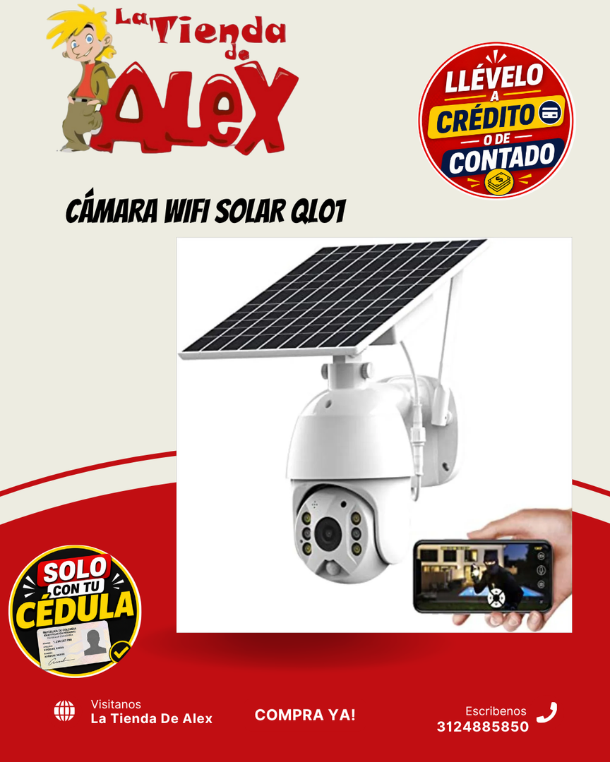 CÁMARA WIFI SOLAR QL01