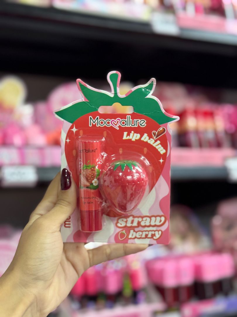 Bálsamo labial de fresa