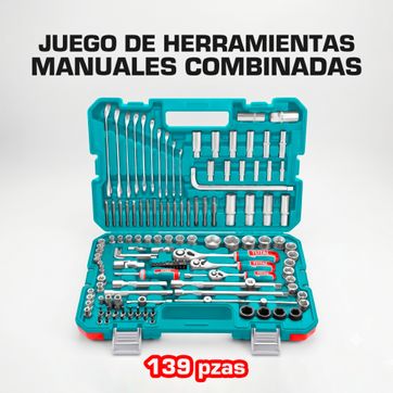 Imagen del producto JUEGO DE HERRAMIENTAS COMBINADAS 139 PIEZAS 