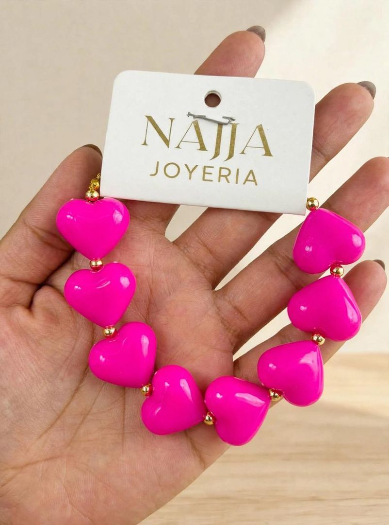 Pulsera Corazones 