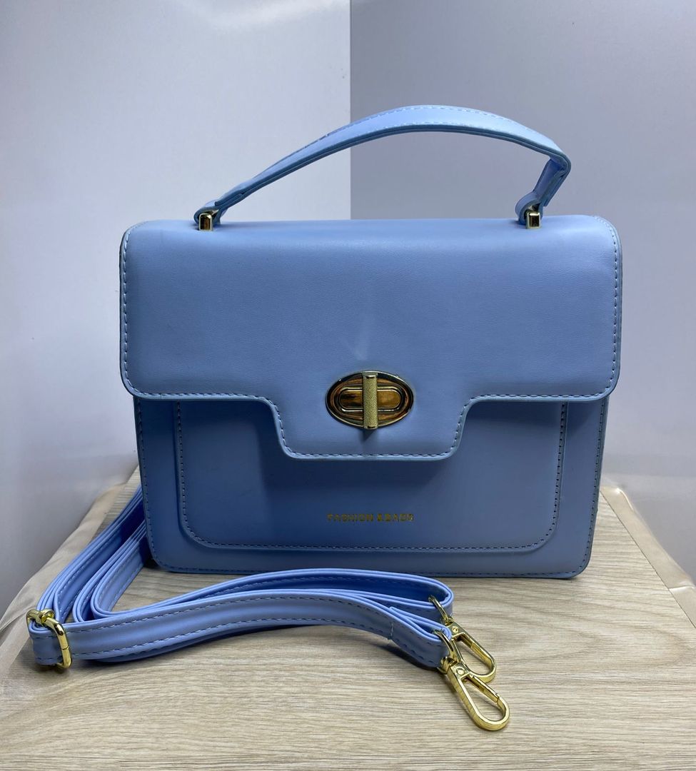 Bolso azul y verde agua marina 