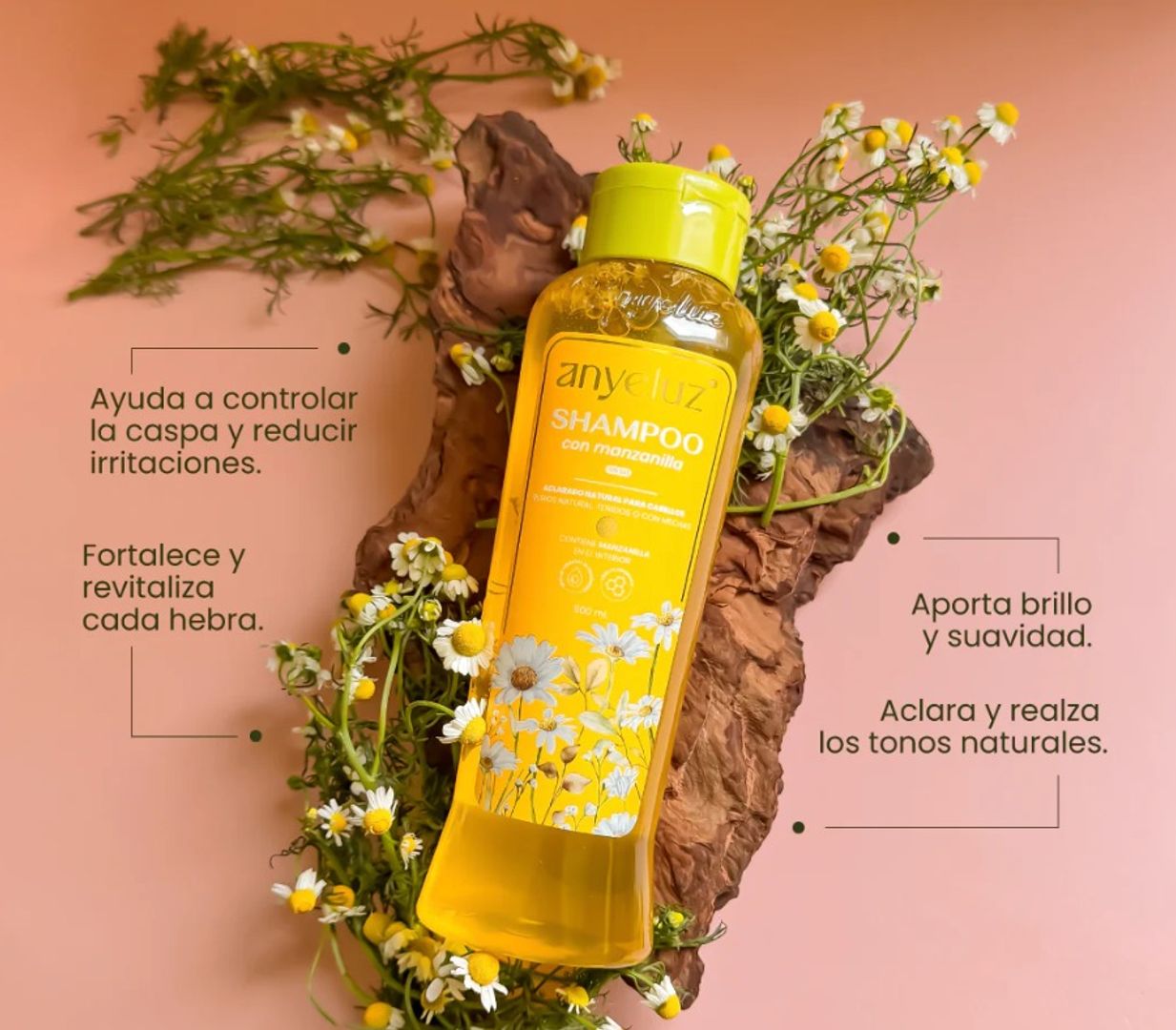 SHAMPOO CON MANZANILLA ANYELUZ