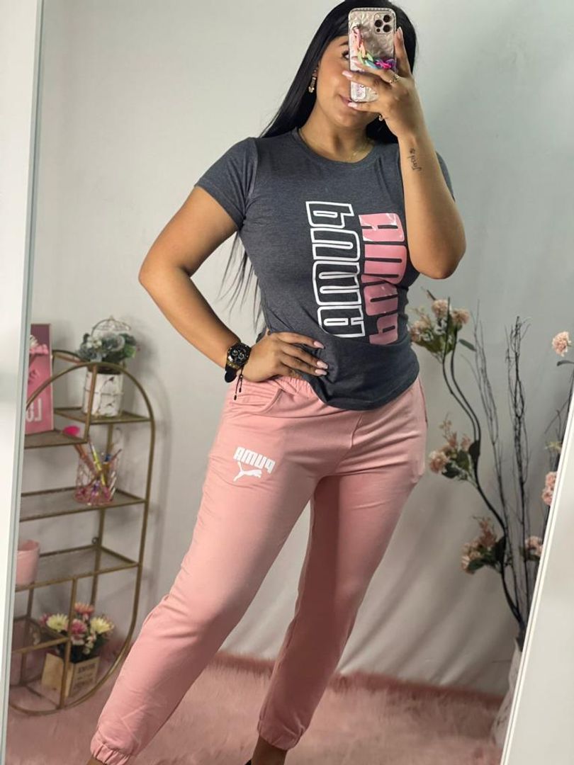 SET DE JOGUER + CAMISETA ESTAMPADA