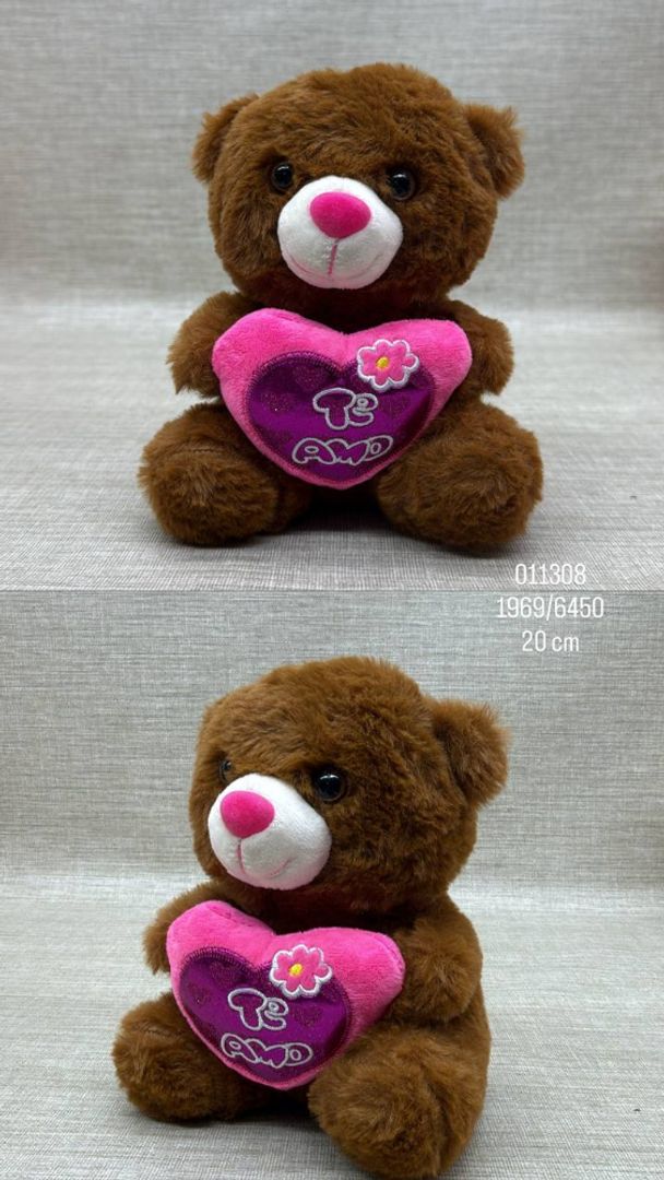OSO CORAZON SURTIDO ECONOMICO DE 20 CM
