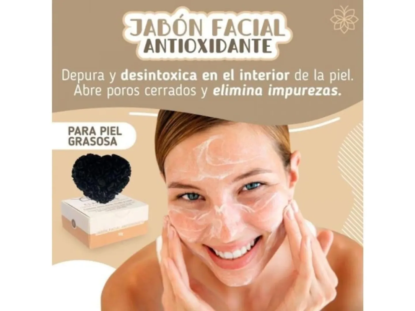 Jabón facial piel grasa de classgold 