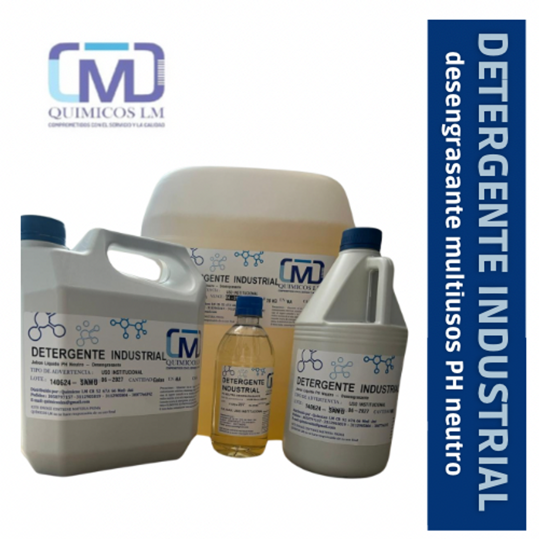 DETERGENTE INDUSTRIAL PH NEUTRO 