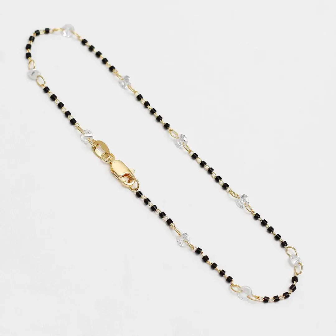 Tobillera Circonia bicolor 24.5cm