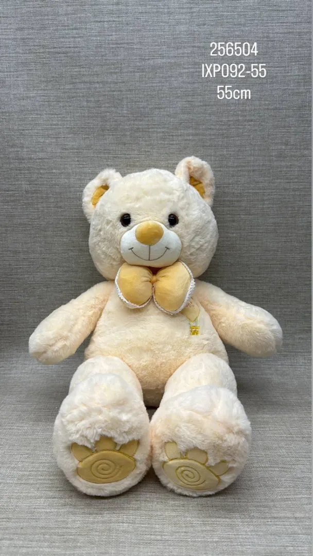 OSO PATAS LARGAS MOÑO GLOBO 55 CM
