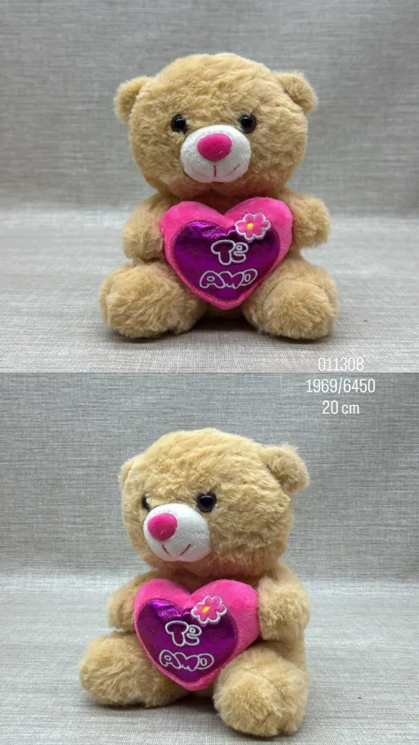 OSO CORAZON SURTIDO ECONOMICO DE 20 CM