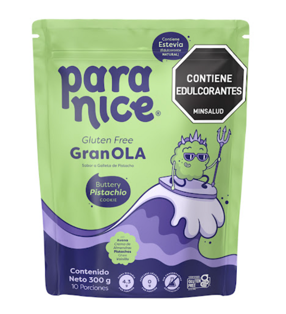 GRANOLA DE PISTACHO GLUTEN FREE PARANICE X 300GR